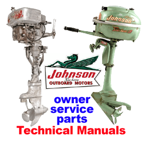 Johnson sea-horse vintage owner service parts manual